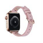 Slim Apple Watch Genuine Leather Band: LEOPARD ROSE GOLD / 38/40/41